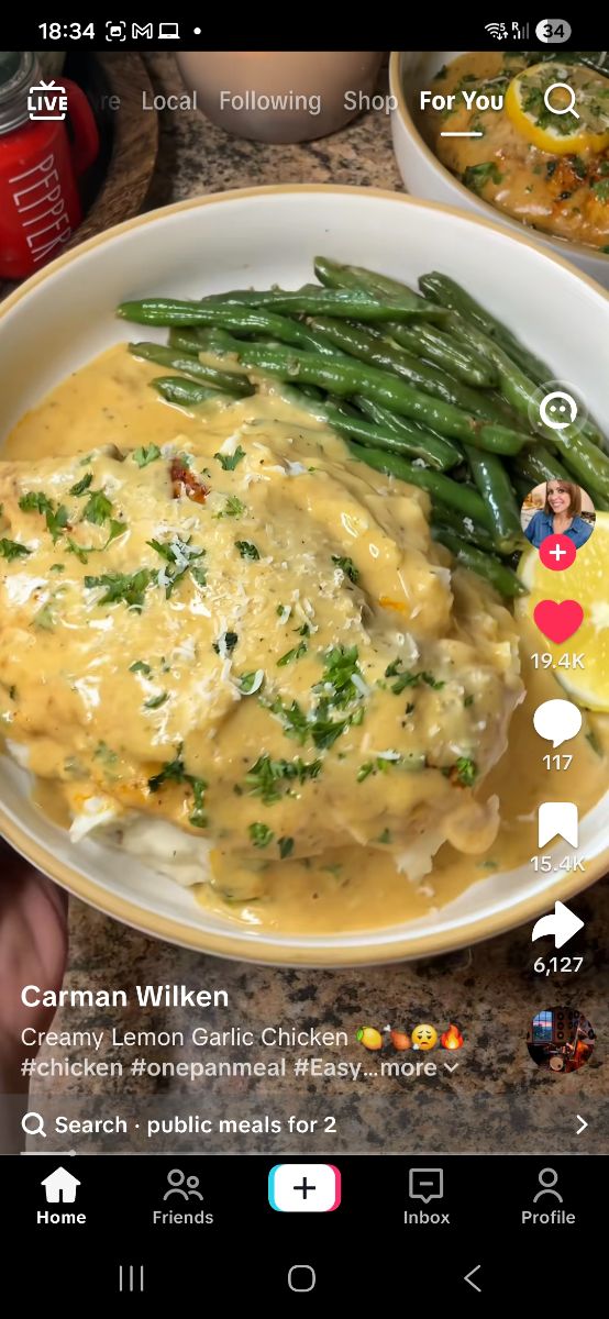 Creamy Lemon Garlic Chicken