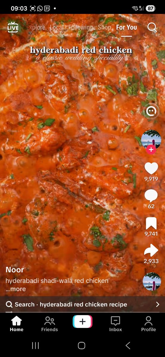 Hyderabadi Shadi-Wala Red Chicken