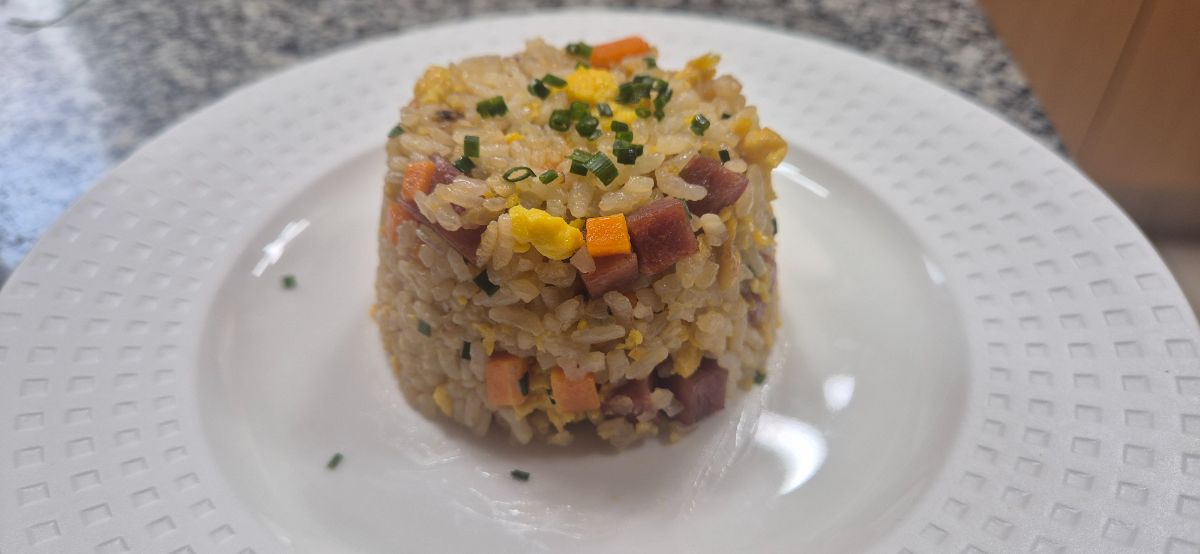 Musubi-Glazed Spam Fried Rice